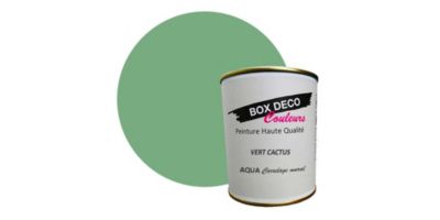Vert Cactus Peinture carrelage et faïence murale aspect velours-satin Aqua carrelage Vert Cactus - 750 ml