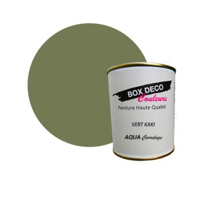 Vert Kaki Peinture carrelage et faïence murale aspect velours-satin Aqua carrelage Vert Kaki - 750 ml