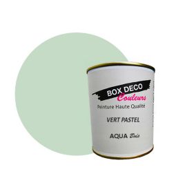 Vert Pastel Peinture bois int/ext aspect velours-satin Aqua Bois Vert Pastel - 750 ml