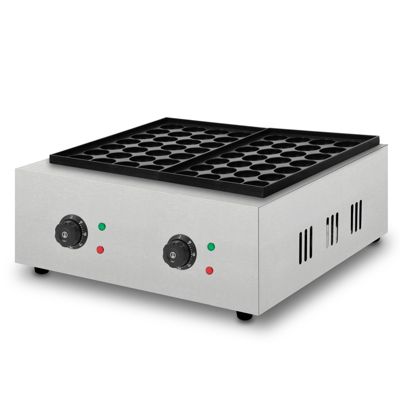 VERTES Takoyaki Machine Electrique Appareil a Takoyaki 4000W Température Réglable en Continu Jusqu'à 300 C, 56 Puits Ronds