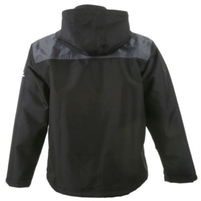 Veste De Pluie Tingley Jaune XL - PVC/polyester 0,35 Mm - Imperméable Avec Capuche Amovible