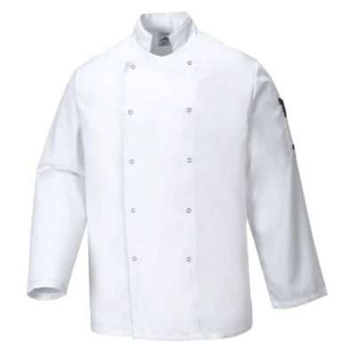 Veste de Cuisine Portwest Suffolk Blanc M