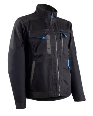 Veste de travail Coverguard Telica noir et bleu taille L