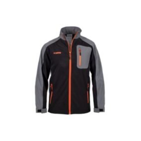 Veste polaire imperméable NOIRE Taille L MIXTE 65 % polyester, 35% coton VITO