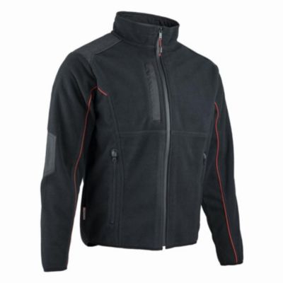 Veste polaire zippée FACOM Shift Noir / Gris chiné Taille XL - FXWW2010E-XL