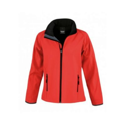 Veste Softshell femme Result Rouge / Noir M