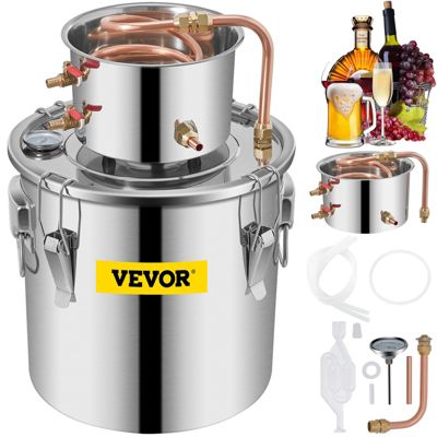 VEVOR 12L Cuve de Fermentation Acier Inox, Stockage Brassage, Kit de Brassage/Distillateur.