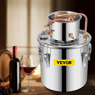 VEVOR 12L Cuve de Fermentation Acier Inox, Stockage Brassage, Kit de Brassage/Distillateur.