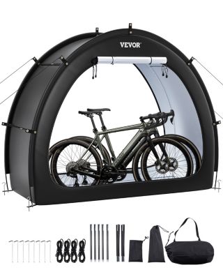 VEVOR Abri vélo 1-2 vélos, tente étanche, forme éventail, Oxford. Extérieur.