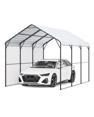 Vevor Abri voiture métal 3 x 4,5 m toit acier galvanisé