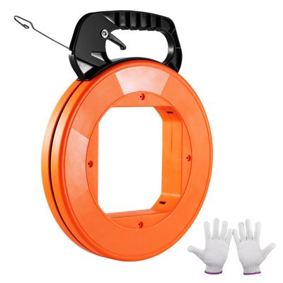 VEVOR Aiguille électricien 36.5 m tire-fils acier, boîtier, pour murs/conduits, non conducteur.