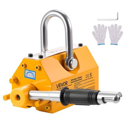 VEVOR Aimant de Levage Permanent Porteur Magnétique Capacité Traction 400 kg N42