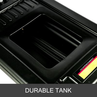 VEVOR Bac vidange 64L, chariot roulettes, tuyau 2.4m. Récupérateur huile pour voiture.