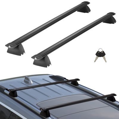 VEVOR Barres de toit transversales 2 PCs compatible JEEP GRAND CHEROKEE 2011-2021, aluminium.