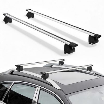 VEVOR Barres Transversales de Toit 75 kg pour Rails de Toit Surélevés Intégrés