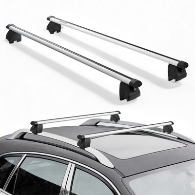 VEVOR Barres Transversales de Toit 90 kg pour Rails de Toit Surélevés Intégrés