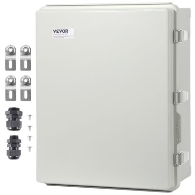 VEVOR Boîte de jonction boîtier électrique extérieur 350x250x150mm plastique ABS