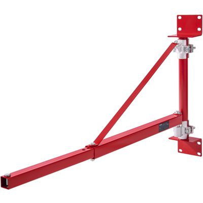 VEVOR Bras support palan électrique 600 kg, pivotant 180 , cadre acier, pour atelier garage.