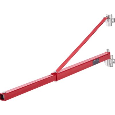 VEVOR Bras support palan électrique 600 kg, pivotant, cadre acier, bras levage 180 , atelier.