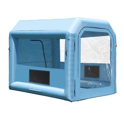 VEVOR Cabine peinture gonflable 3x2.5x2.5m, souffleur 550W avec filtration, station atelier.