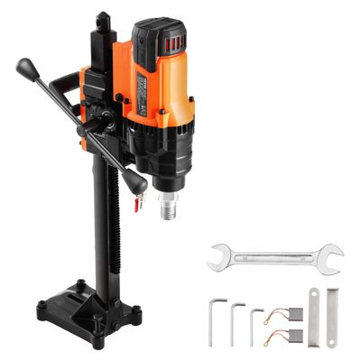 VEVOR Carotteuse diamant 3000W, diam. 20-200 mm, perçage humide sec, pour béton brique marbre.