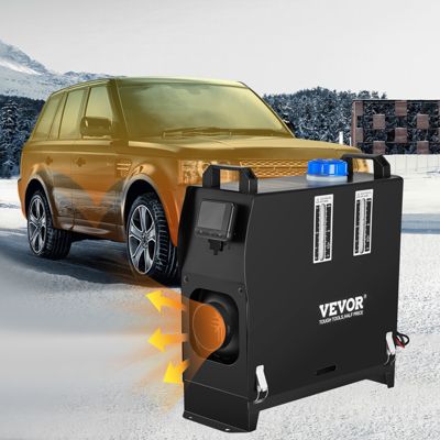 VEVOR Chauffage stationnement diesel tout-en-un 8kW 12V, chauffage rapide, commutateur LCD, accessoires complets.