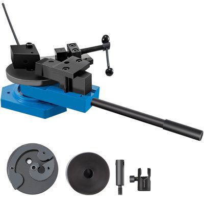 VEVOR Cintreuse de tuyaux manuelle SBG 40 pour ateliers, peut faire divers coudes sur supports carrés/ronds pleins.