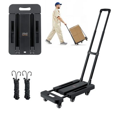 VEVOR Diable Pliant à 6 Roues Chariot à Bagages Pliable Déménagement 226,8 kg