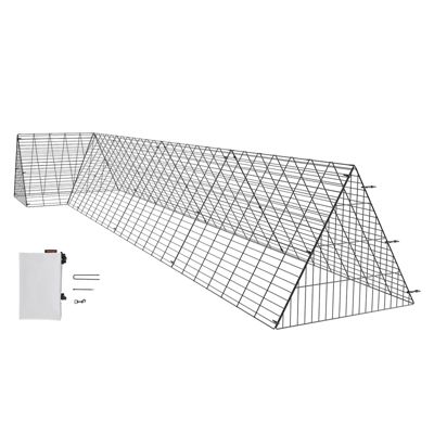 VEVOR Enclos poulailler, 400x100x61,5 cm, portable. Pour poulets, canards, lapins. Extérieur.
