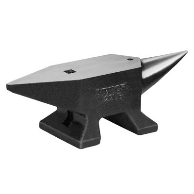 VEVOR Enclume forgeron 10 kg, acier moulé, corne ronde. Dureté 50HRC, bijoutier, atelier.