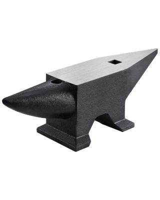 VEVOR Enclume forgeron 60 kg, acier dur 55 HRC, 2 cornes. Pour rivetage, aplatissement, métallurgie.
