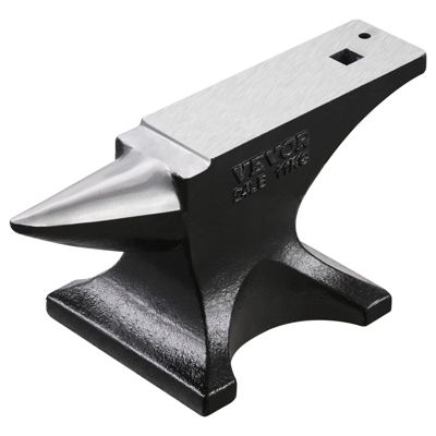 VEVOR Enclume forgeron acier moulé 11,5 kg, corne ronde, base stable. Bijoutiers, atelier.