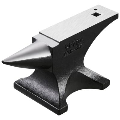 VEVOR Enclume forgeron acier moulé 25 kg, corne ronde, haute dureté. Bijoutiers, métallurgistes.