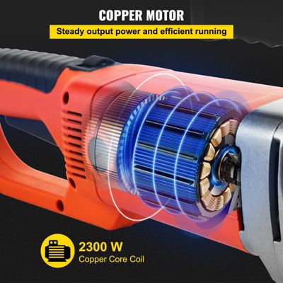 VEVOR Fileteuse de Tuyau Electrique 2300 W, Filière 1,27-5 cm, 6 ...