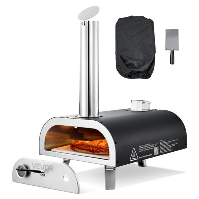 VEVOR Four pizza extérieur 305 mm, granulés bois, thermomètre, pelle. Portable.