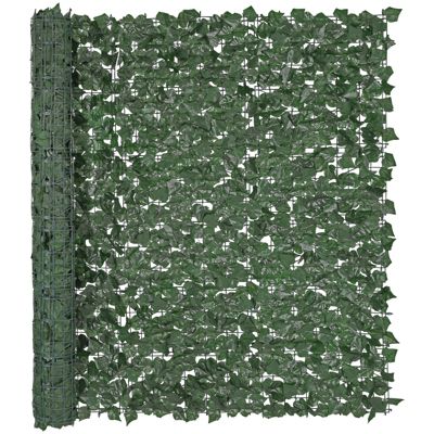 VEVOR Haie artificielle 150x249 cm, brise-vue lierre, tissu maille renforcé. Pour jardin, balcon, terrasse.