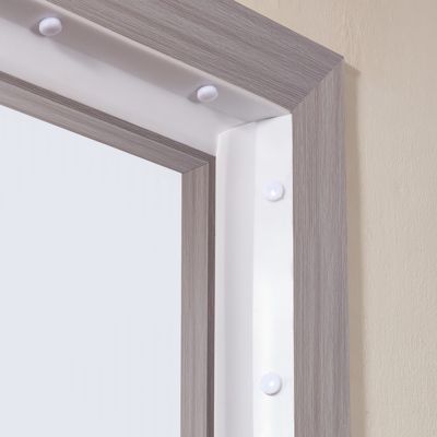 VEVOR Joint porte garage 10m, étanchéité sup/latéral, TPE, adhésif, vis, blanc.