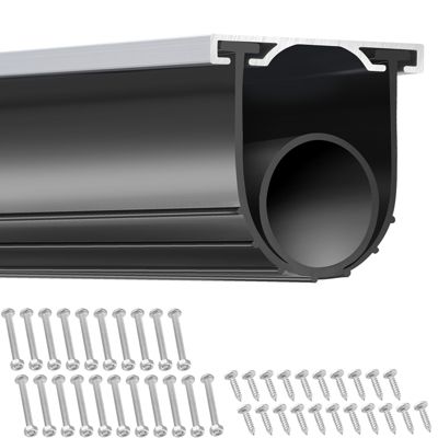 VEVOR Joint porte garage 4,8 m, caoutchouc, 10 cm largeur. Empêche vent, pluie.
