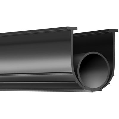 VEVOR Joint porte garage 4.8m, caoutchouc 10cm, T 8mm, étanchéité vent pluie, sectionnelle.