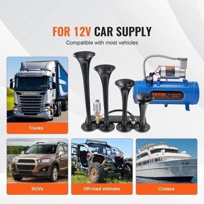 Klaxons puissants, kits de klaxons et systèmes de sonorisation pour véhicules pour voitures et camions – Mots clés GMC