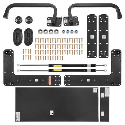 VEVOR Kit matériel lit escamotable pleine grandeur, vertical, levier pneumatique.