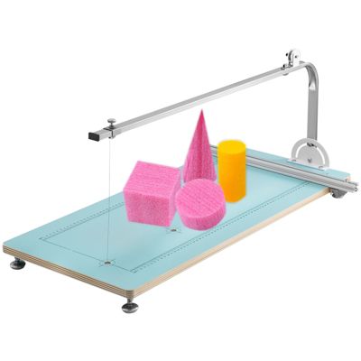 VEVOR Machine découpe polystyrène 20cm, fil chaud réglable température, avec table de travail intégrée.