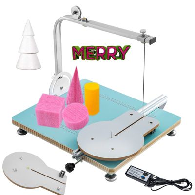 VEVOR Machine découpe polystyrene 20cm, fil chaud. Contrôle température. Pour mousse, plaques.