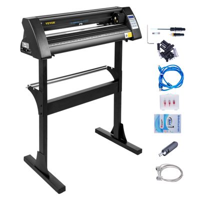 VEVOR Machine de découpe vinyle 720mm, plotter professionnel. Haute efficacité, 3 lames.