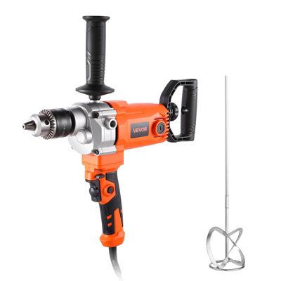 VEVOR Malaxeur de Mortier Perceuse Visseuse Filaire 0-750 tr/min 16 mm Peinture
