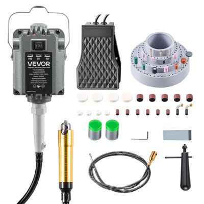 VEVOR Meuleuse Suspendue Outil Rotatif Arbre Flexible Moteur 1200 W 30000 tr/min