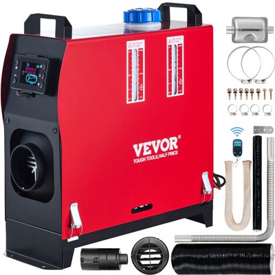 VEVOR Mophorn chauffage stationnement voiture 8kW 12V, switch LCD, sortie d'air unique, pour camping-car, camions