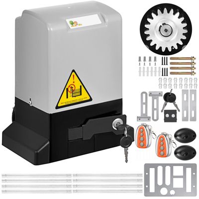 VEVOR Ouvre-porte de garage 600kg, portée 30m, silencieux, avec télécommande pour usage domestique et commercial.