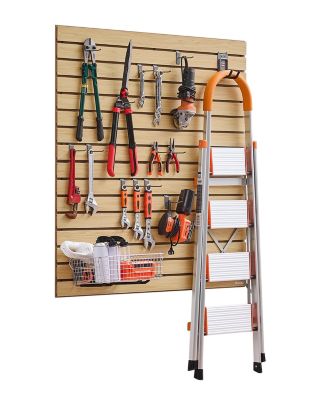 VEVOR Panneau mural garage 1220x1220 mm, MDF, couleur bois.