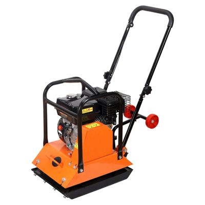 VEVOR Plaque Vibrante Thermique Compacteur Essence 6,5 hp 15 kN 212 cc 6400 VPM
